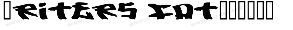 Writers fat字体转换